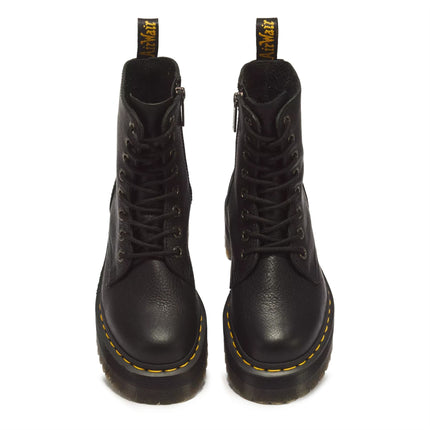 Dr Martens  Jadon III Black Soft Leather Platform Boots -26378001