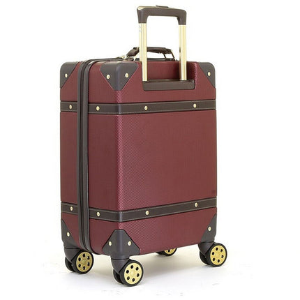 Vintage Hard Shell  Luggage Trunk Suitcase Set