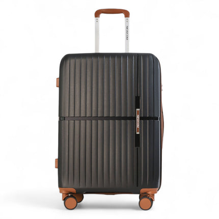 Strong Hard Shell Suitcase Set 8 Wheel Cabin Luggage Holiday Travel Case