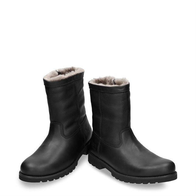 Panama Jack Men's Fedro Igloo C3 Black Waterproof Leather Ankle Boots