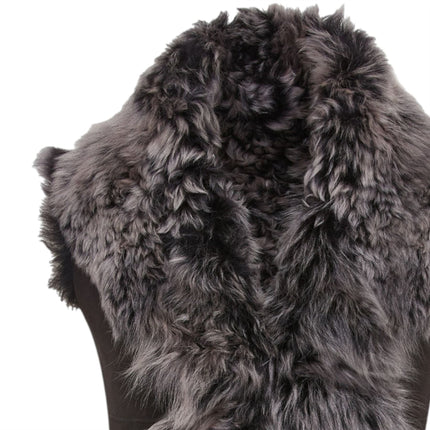 Women's Black Toscana Shearling Nappa Leather Sheepskin Gilet - Parkes