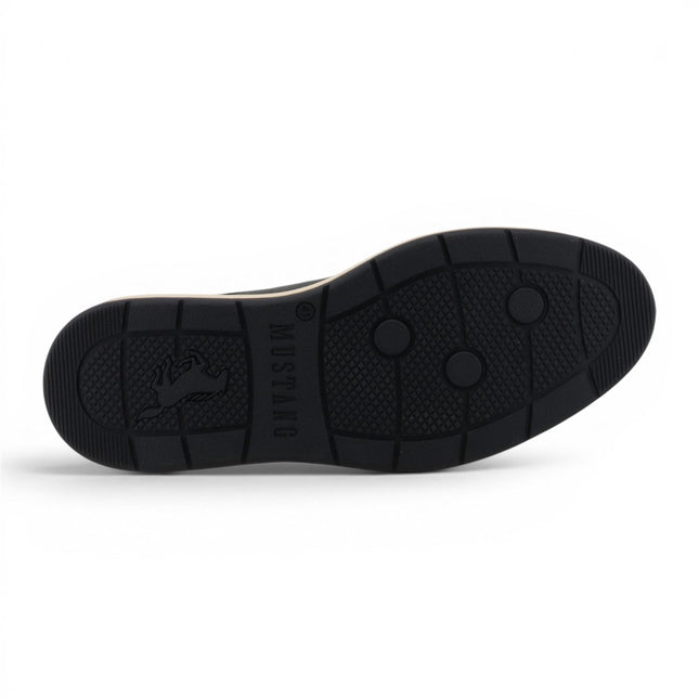 Mustang Men's Black Faux Leather Casual Outdoor Shoes - M0141002