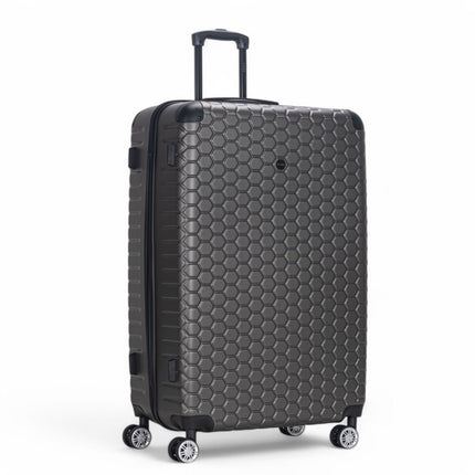Hard Shell ABS 8 Wheel Luggage Travel Cabin Holiday Bags Suitcase Set