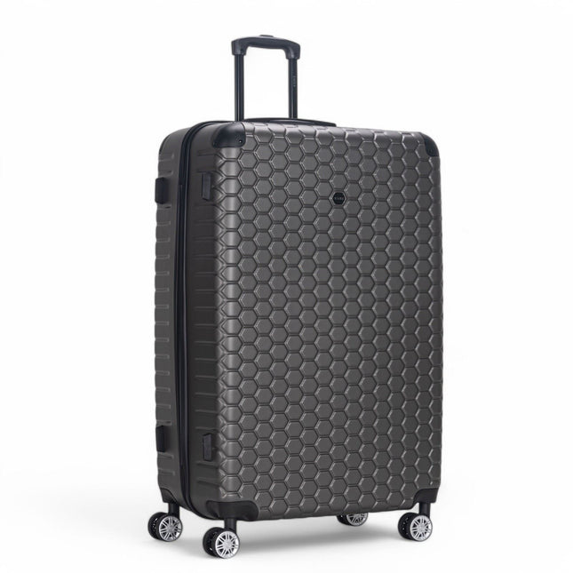 Hard Shell ABS 8 Wheel Luggage Travel Cabin Holiday Bags Suitcase Set