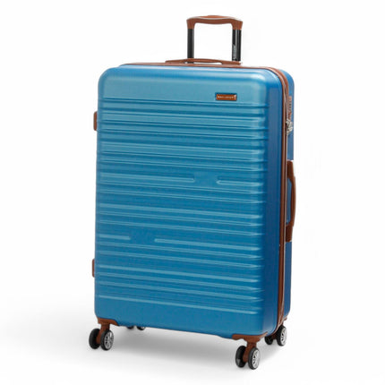 Expandable Hard Shell ABS Suitcase Set 8 Wheel Robust Travel Case Holiday Luggage