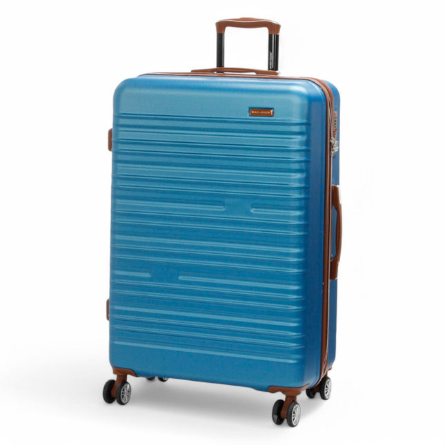 Expandable Hard Shell ABS Suitcase Set 8 Wheel Robust Travel Case Holiday Luggage