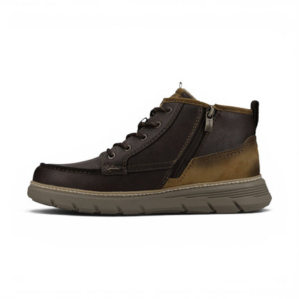 Bugatti Men's Leather Brown Lace-up Casual Ankle Boots - Pulau