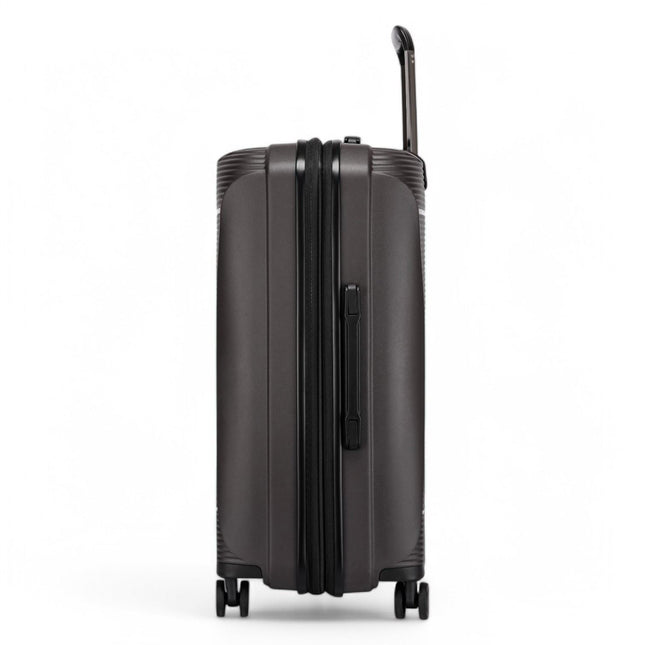 Expandable Hard Shell PP 8 Wheel Luggage Travel Cabin Holiday Bags Suitcase Set