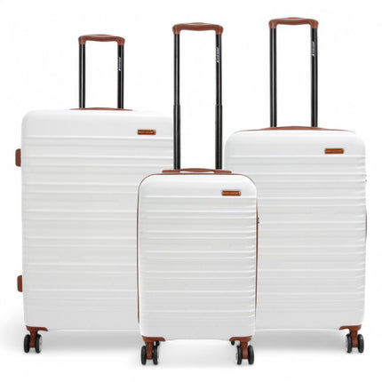 Expandable Hard Shell ABS Suitcase Set 8 Wheel Robust Travel Case Holiday Luggage