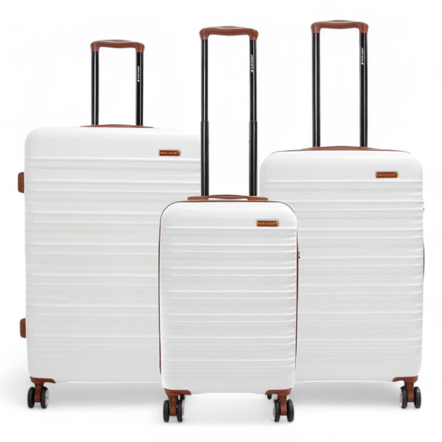 Expandable Hard Shell ABS Suitcase Set 8 Wheel Robust Travel Case Holiday Luggage
