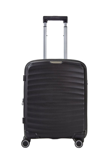 Hard Shell Classic Suitcase 8 Wheel Cabin Luggage Trolley Travel Bag