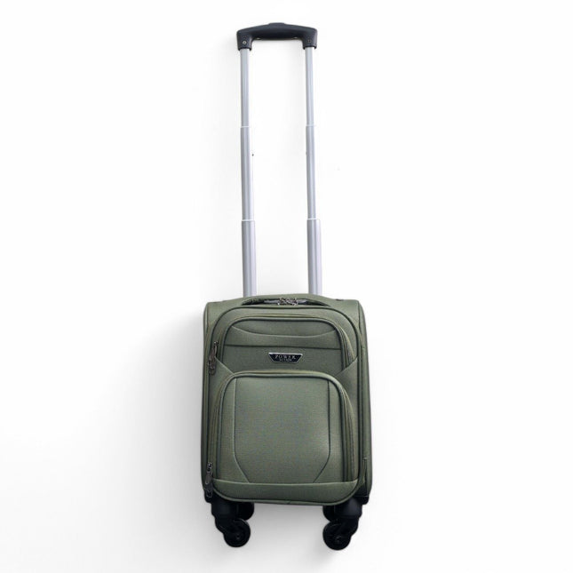 Soft Shell Lightweight Nylon Suitcase Set 4 Wheel Travel Case Holiday Bags