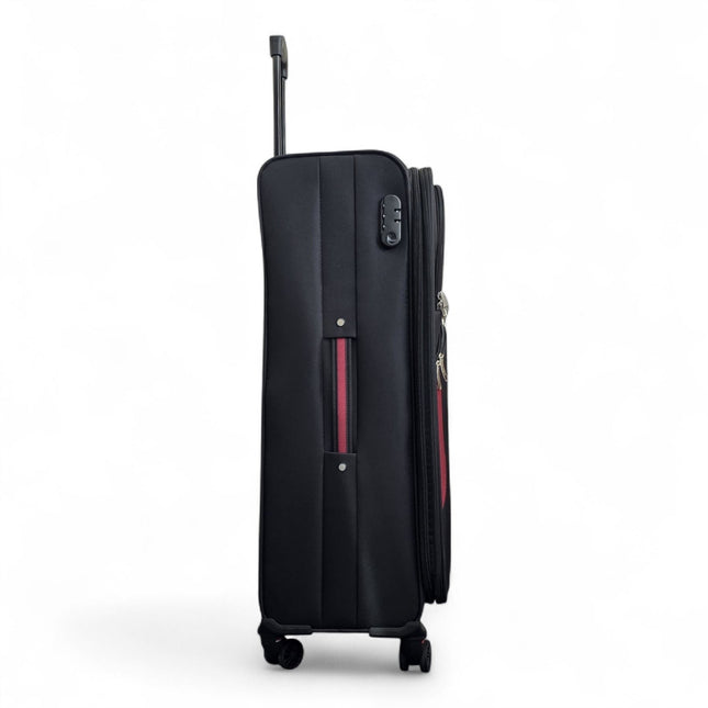 Expandable Soft 8 Wheel Lightweight Suitcase Luggage Travel Bags Set