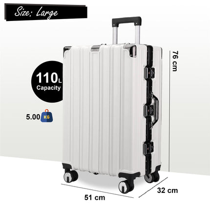 Hardshell Suitcase Set Robust 8 Wheel Cabin Luggage Suitcases