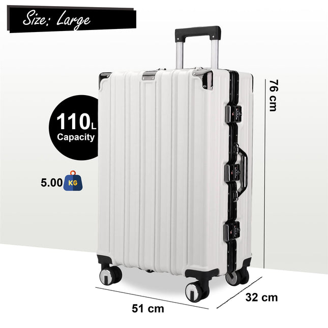 Hardshell Suitcase Set Robust 8 Wheel Cabin Luggage Suitcases
