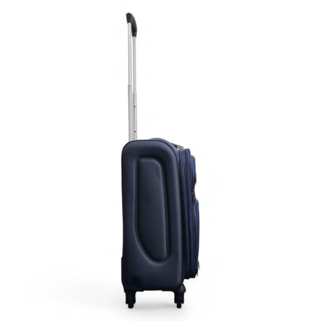 Expandable Soft Shell Cabin Suitcase 50.5 x 37 x 26 cm Luggage Suitable for Easyjet, Ryanair