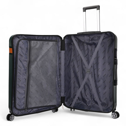 Hard Shell Classic Dual 4 Wheel Luggage Suitcase Set