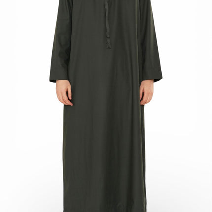 Men's Ramadan Eid Green Moroccan Jubba Robe Djellaba Thobe - TT-008