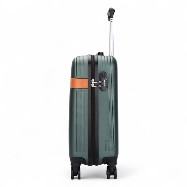 Hard Shell Classic Dual 4 Wheel Luggage Suitcase Set