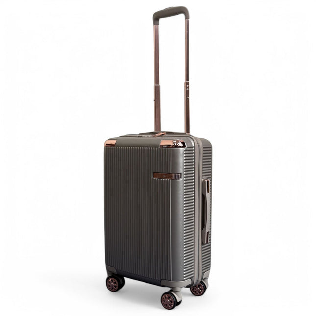 Expandable Hard Shell 8 Wheels Luggage Travel Cabin Suitcase Set