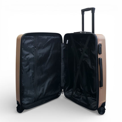 Hardshell Suitcase Set Robust 8 Wheel Luggage Cabin Case Bag