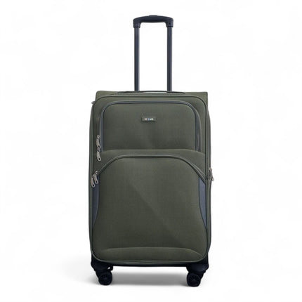Expandable Soft 8 Wheel Lightweight Suitcase Luggage Travel Bags Set