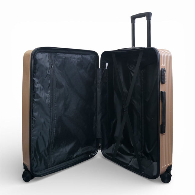 Hardshell Suitcase Set Robust 8 Wheel Luggage Cabin Case Bag