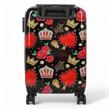 Hard Shell Printed Cabin 55 x 36 x 20 cm PP Suitcase Luggage Suitable for Easyjet, Ryanair