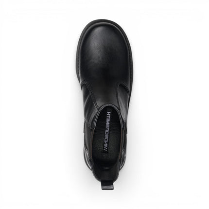 Windsormsith Women's Black Chunky Platform Chelsea Boots - Evolve
