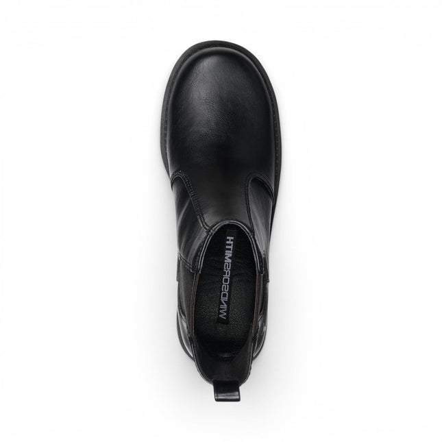 Windsormsith Women's Black Chunky Platform Chelsea Boots - Evolve