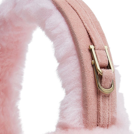 Womens Sheepskin Shearling Winter Ear Muffs Warm Comfortable