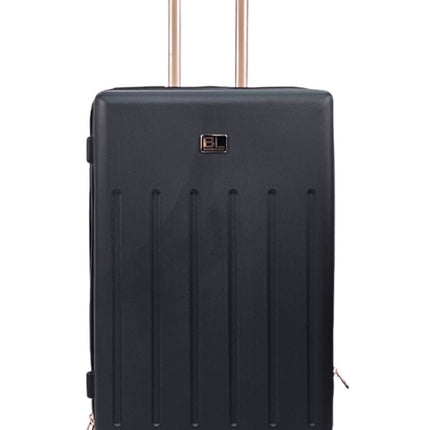 Lightweight Black Hard Shell ABS Suitcase Set Luggage Travel Cabin Case Bags