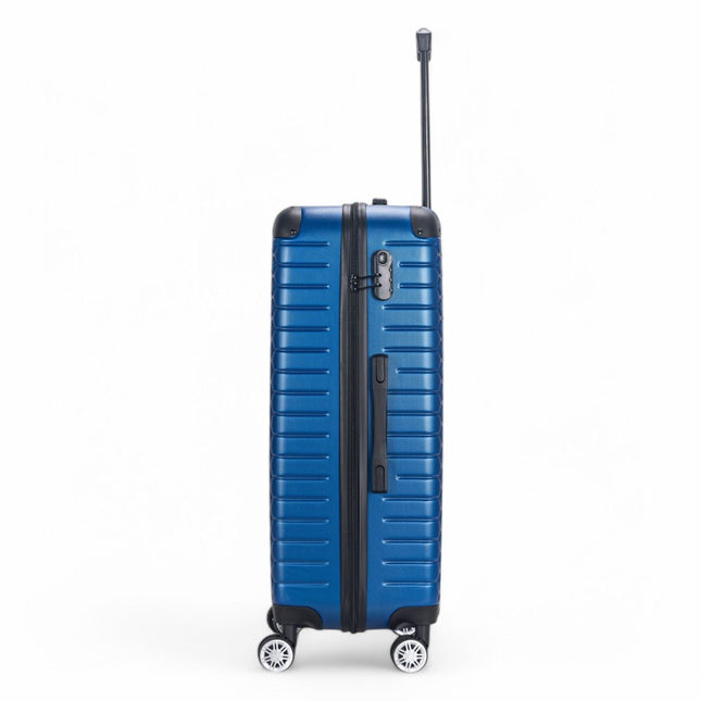 Hard Shell ABS 8 Wheel Luggage Travel Cabin Holiday Bags Suitcase Set
