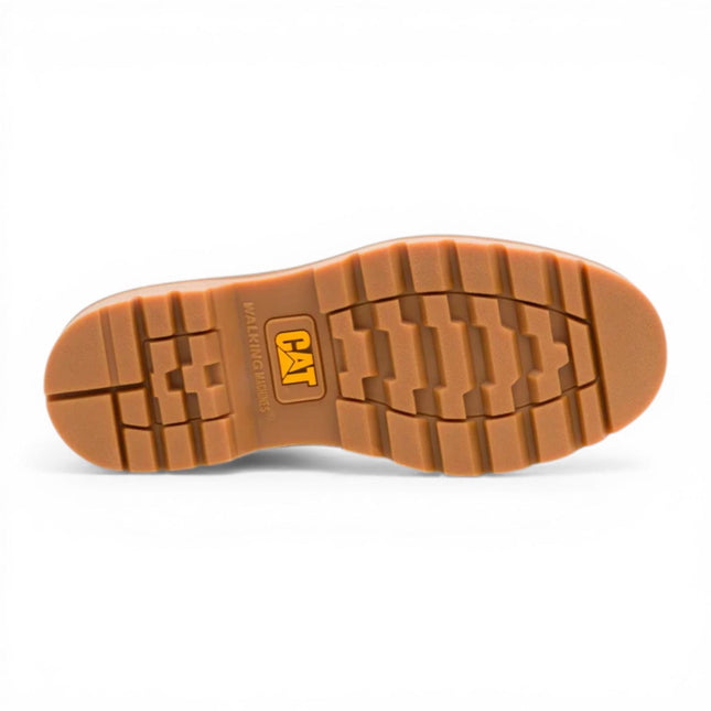 CAT (Caterpillar) Mens Tan Brown Leather Low-Cut Boots - Colorado Boat Lo