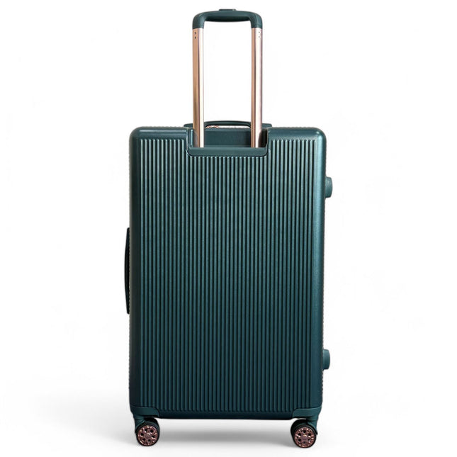 Expandable Hard Shell 8 Wheels Luggage Travel Cabin Suitcase Set