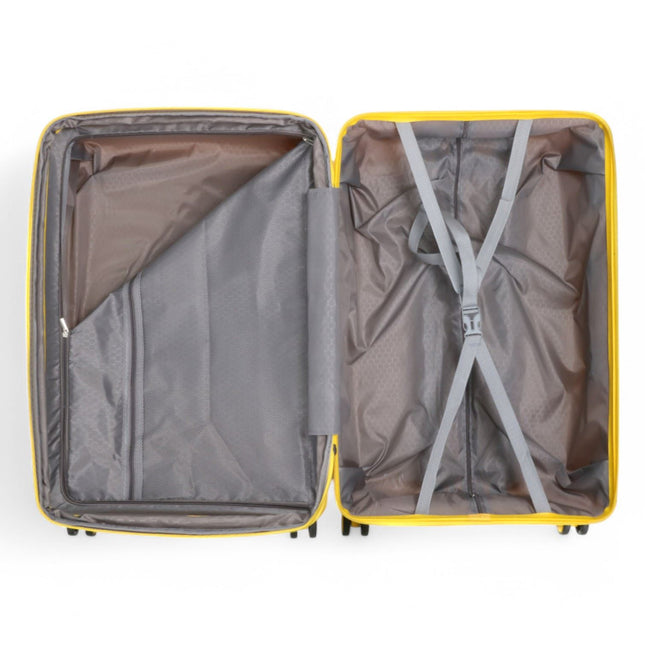 Expandable Hard Shell 8 Wheels Luggage Travel Cabin Suitcase Set