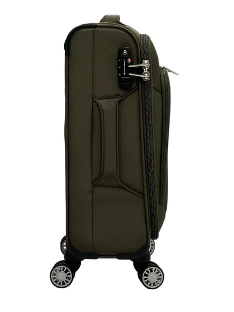 Soft Lightweight Dual 4 Wheel Suitcase Luggage
