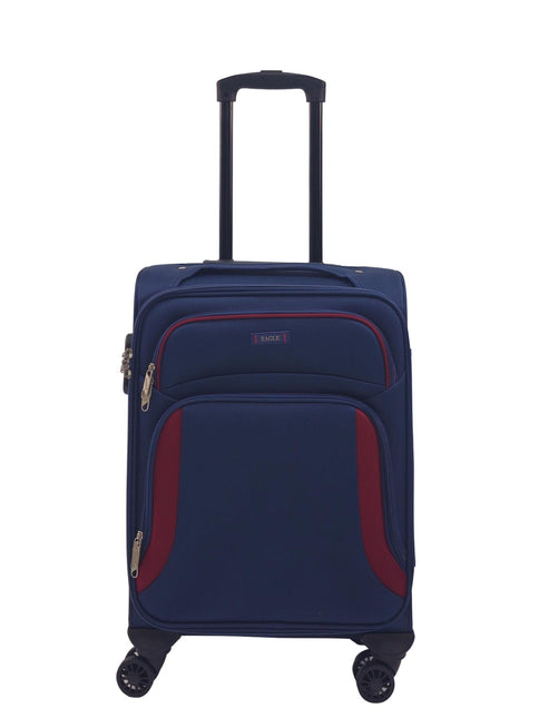 Soft Shell Suitcase Luggage Set Travel Light Carry On Cabin Bag