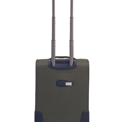 Soft Shell Cabin Suitcase 54 x 38 x 21 cm Lightweight Luggage Suitable for Easyjet, Ryanair