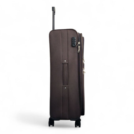 Expandable Soft 8 Wheel Lightweight Suitcase Luggage Travel Bags Set