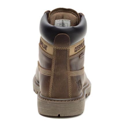 Caterpillar (CAT) Men's Brown Waterproof Leather Lace Up Ankle Boots -  Colorado 2.0 Tractor