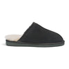 Men's Genuine Sheepskin Olive Green Suede Mule Winter Warm Non-Slip - Highland