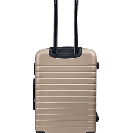 Lightweight Gold Hard Shell ABS Suitcase Luggage Set