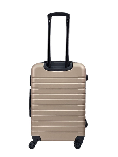 Lightweight Gold Hard Shell ABS Suitcase Luggage Set