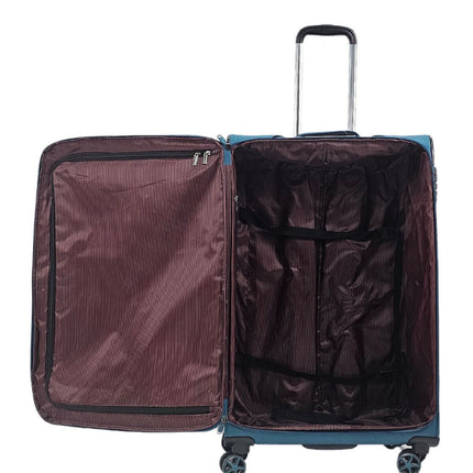 Lightweight Soft  Dual 4 Wheel Luggage Suitcases