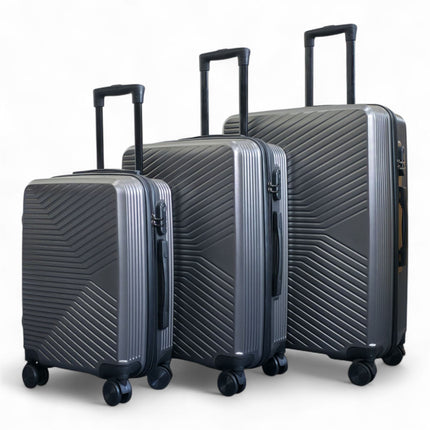 Hardshell Suitcase Set Robust 8 Wheel Cabin Luggage Case Bag