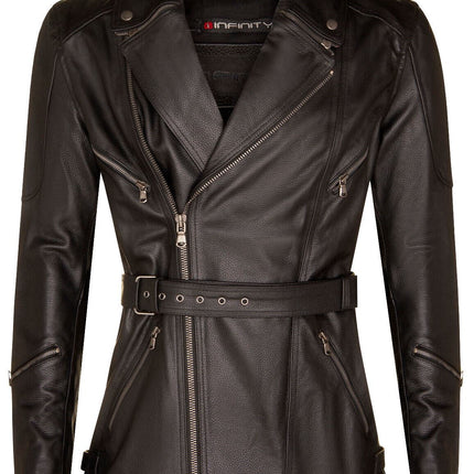 Mens Cross Zip CE Armour Biker Jacket - Budapest
