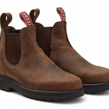 Rossi 303 Endura Tan Brown Leather Chelsea Boots