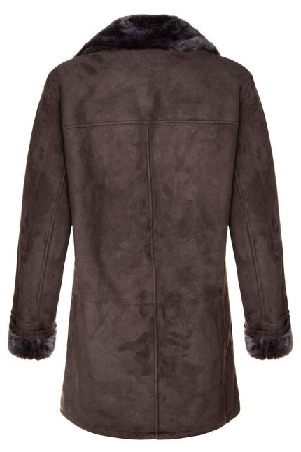 Mens Sheepskin Classic Car Coat-Avondale