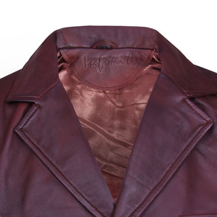 Mens Smart Classic Leather Waistcoat-Bristol